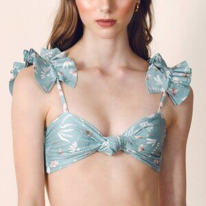 Mio Coral - Sussaro y Manzanilla Bikini Top Garden Bee Ritual (NWT)